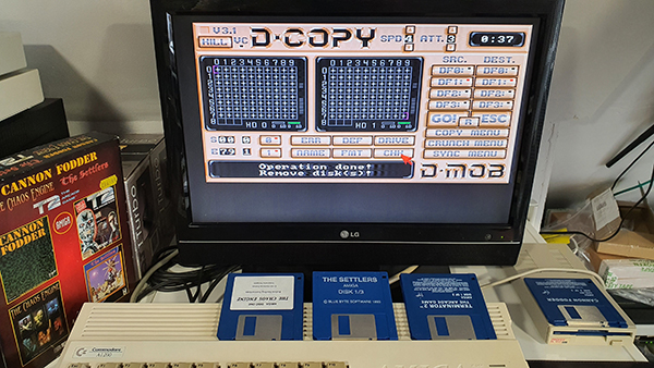 Amiga gyári floppy lemezek állapota