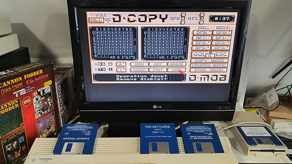 Amiga gyári floppy lemezek állapota