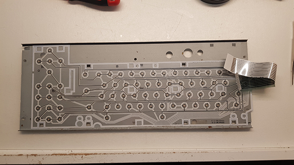 Commodore Szerviz és Restaurátor | Amstrad/Schneider CPC első lépések, Schneider CPC 464 billentyűzet fólia