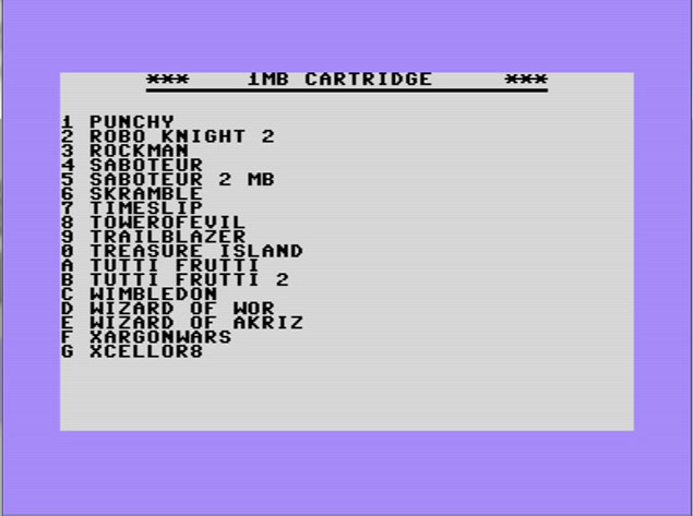 Commodore 16/116/Plus 4 1MB-os Cartridge Juhász Jácint fejlesztés