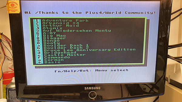 Commodore 16, 116, Plus 4 (264-es) 2MB Cartridge Szabó Csaba gyártása