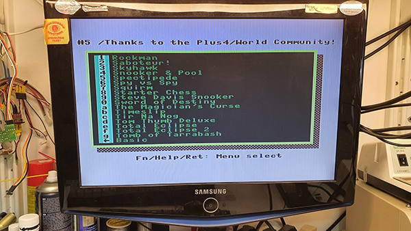 Commodore 16, 116, Plus 4 (264-es) 2MB Cartridge Szabó Csaba gyártása