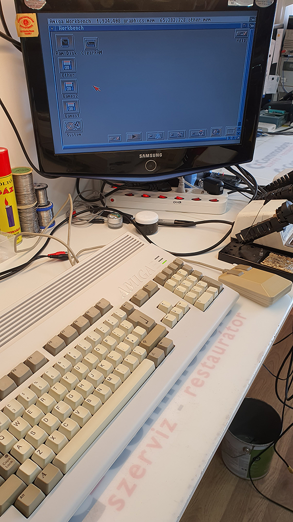 Commodore Szerviz | Commodore Amiga 1200 Re-Amiga
