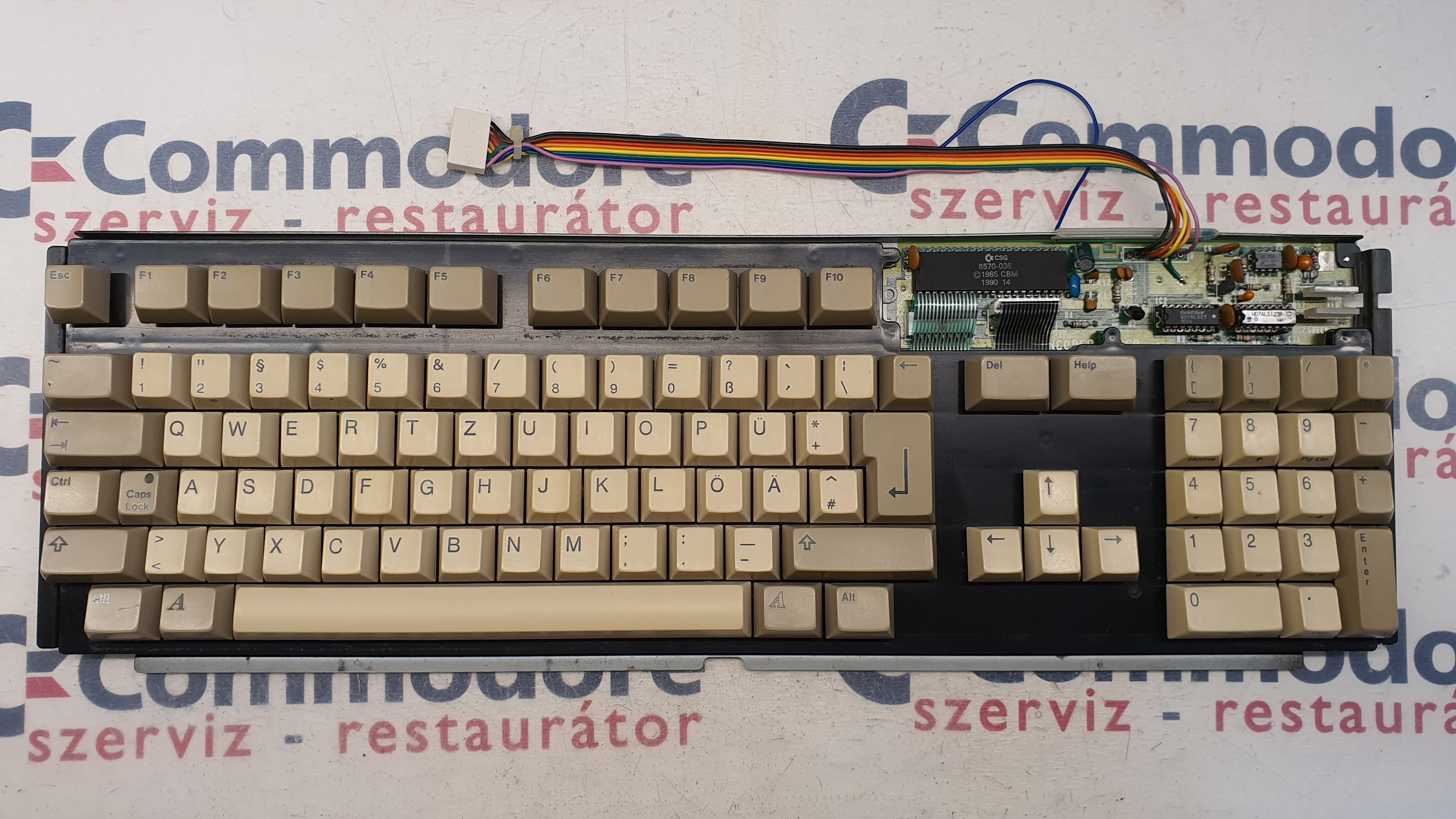 Commodore Szerviz és Restaurátor | Commodore Amiga 500 billentyűzet