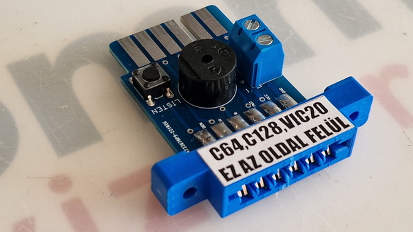 SD2iEC Juhász Jácint féle Commodore 64, 128 magnó port továbbító és zümmer
