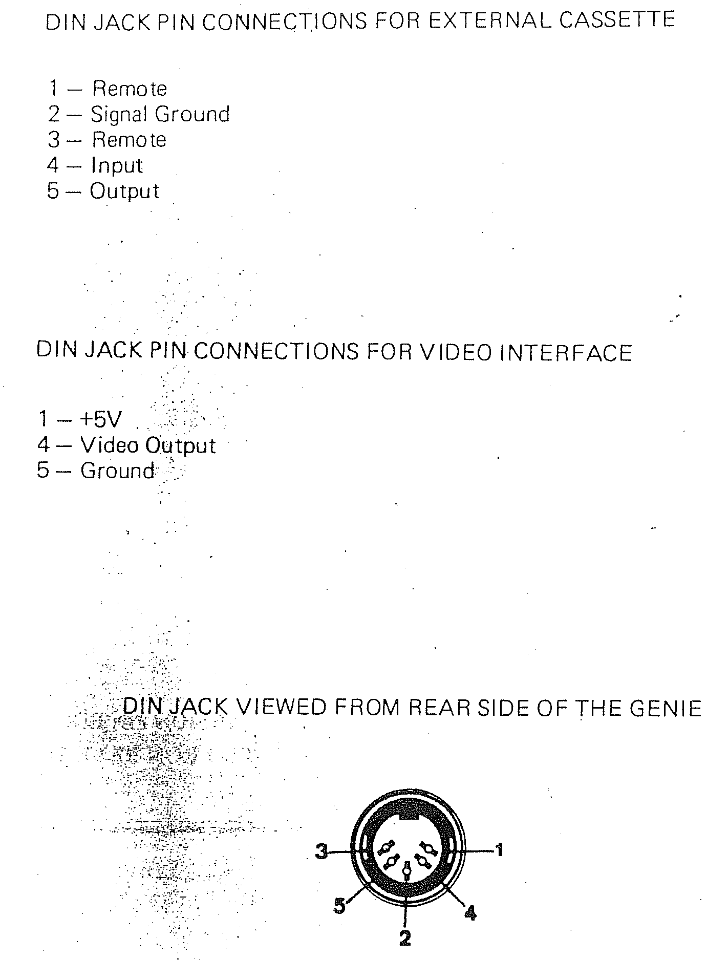Commodore Szerviz és Restaurátor | HT első lépések, HT-1080Z, 2080Z Video és Cassette port lábkiosztás, ponout